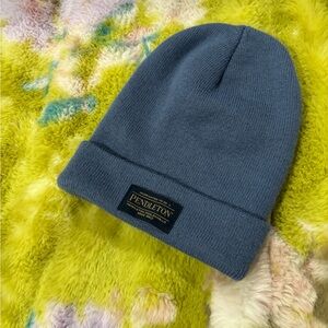Pendleton Slate Blue Knit Beanie